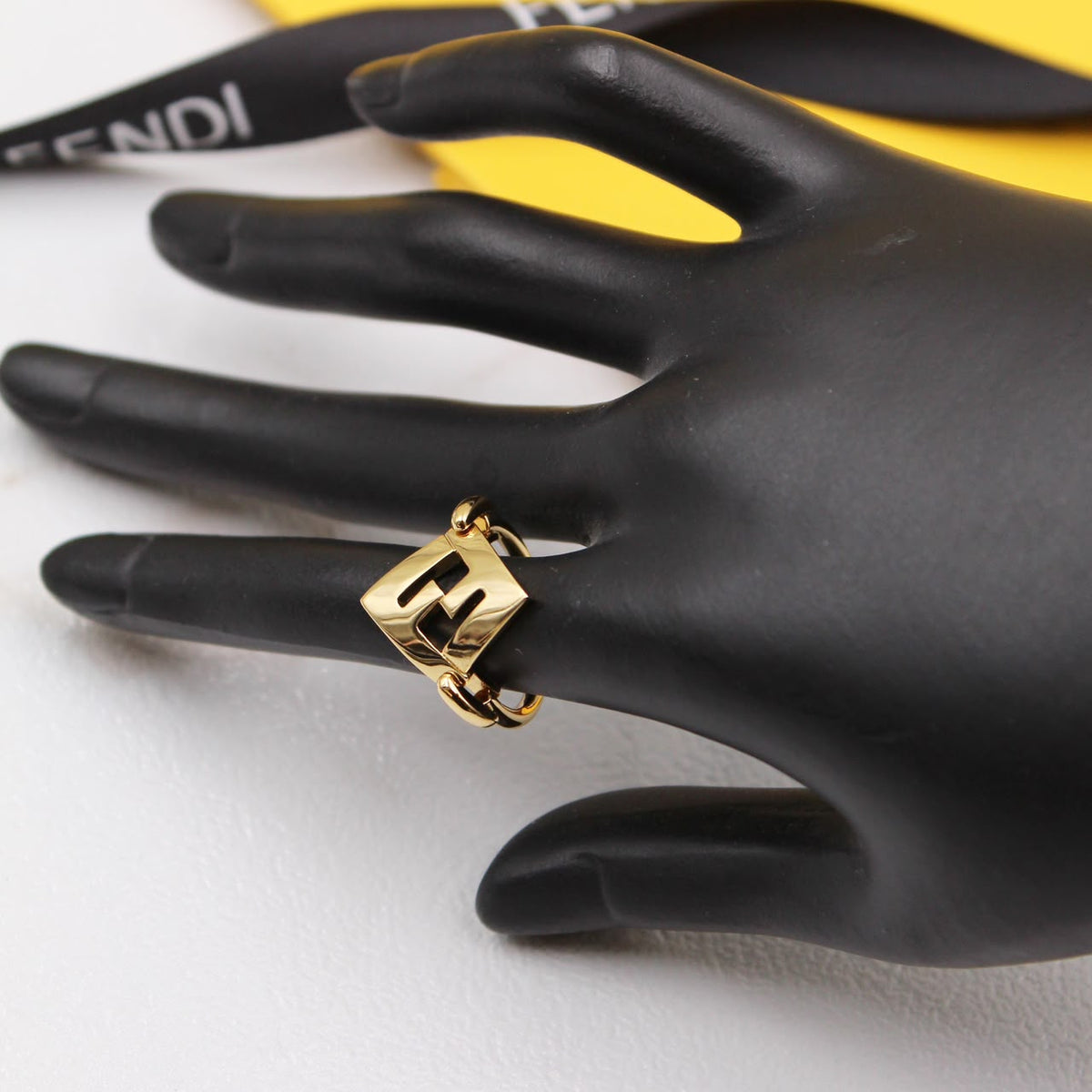 Fendi FF Gold  Ring