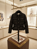 Dior Quilted Down Puffer Jacket with Belt