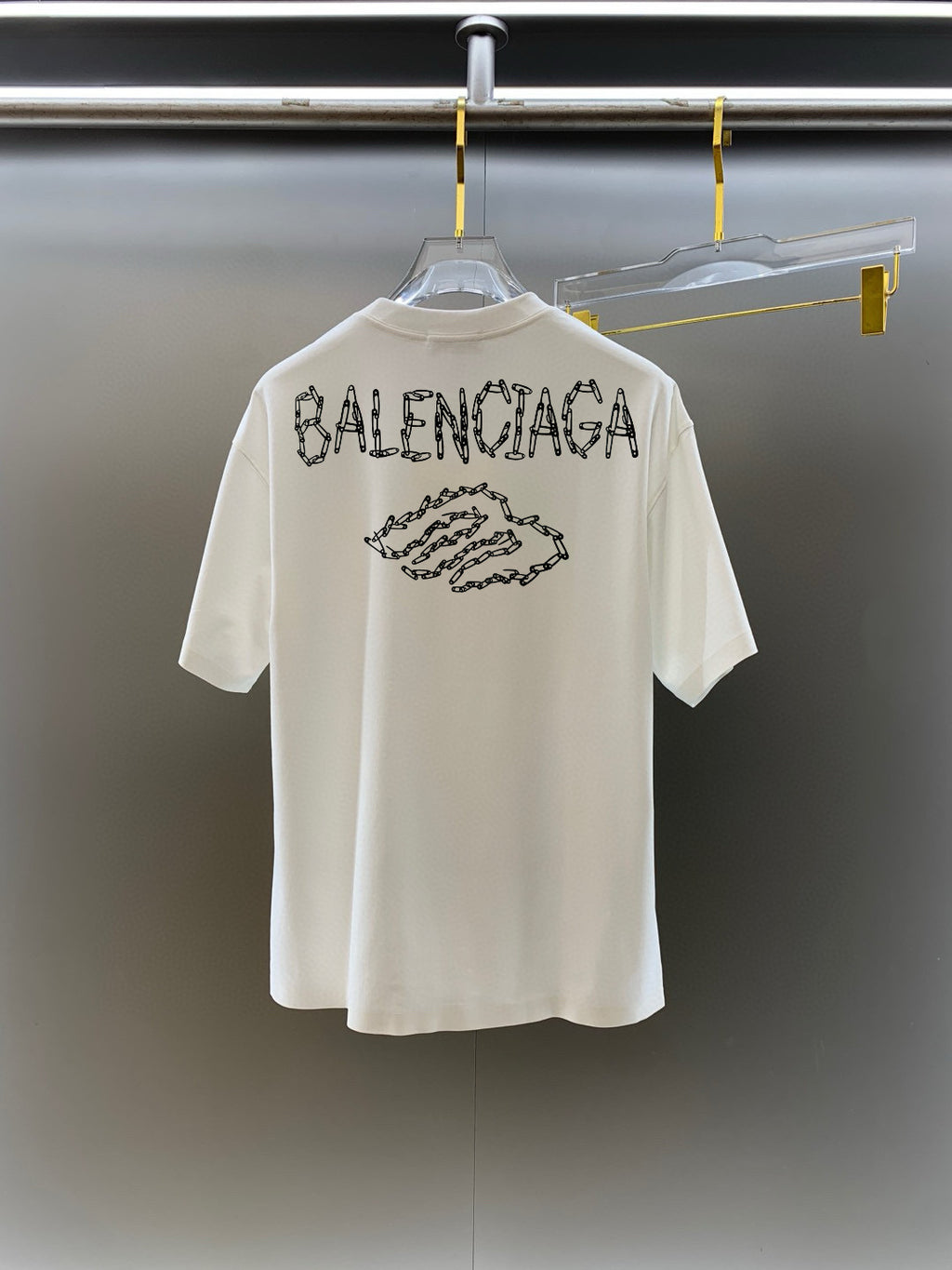 Balenciaga Chain Logo T-Shirt