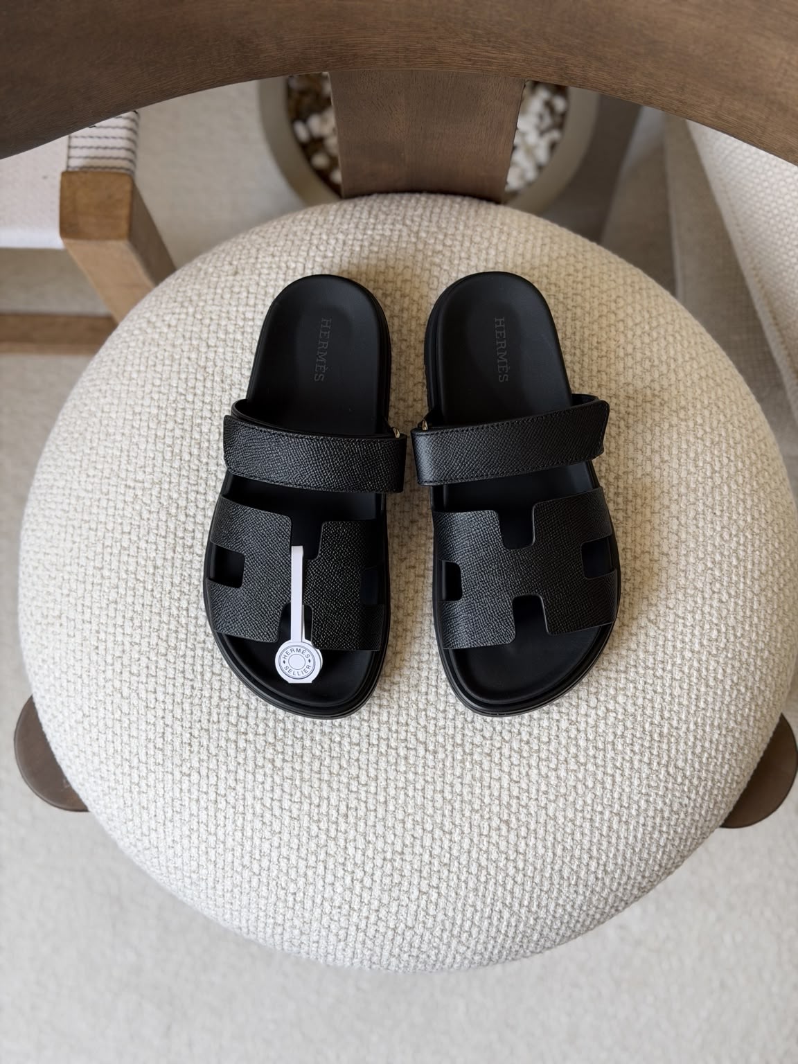 Hermès Chypre Suede Sandals