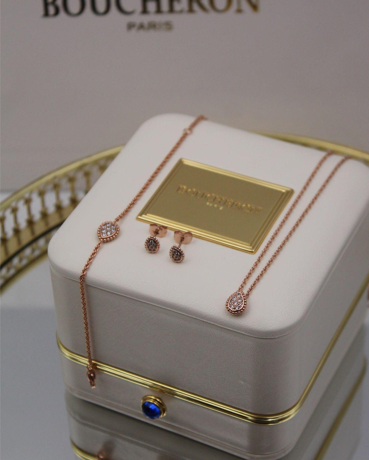 Boucheron Serpent Bohème Diamond Necklace & Earrings & Bracelet