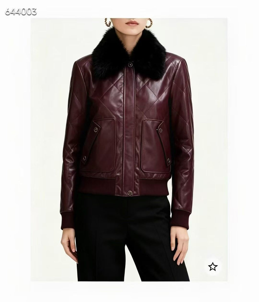 CHANEL Quilted Collar Jacket