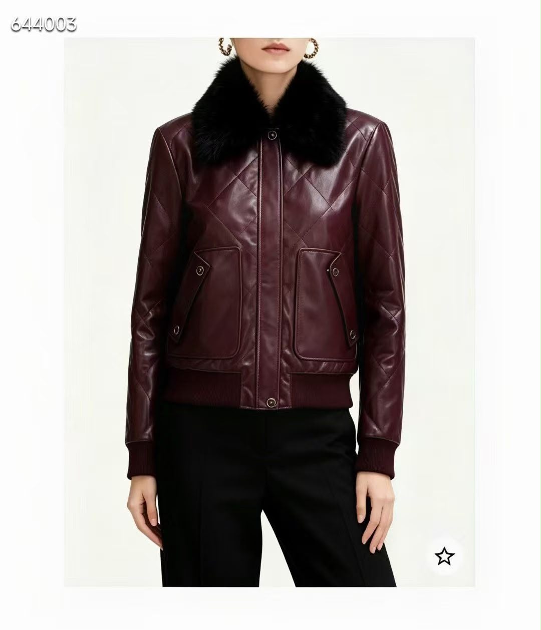 CHANEL Quilted Collar Jacket