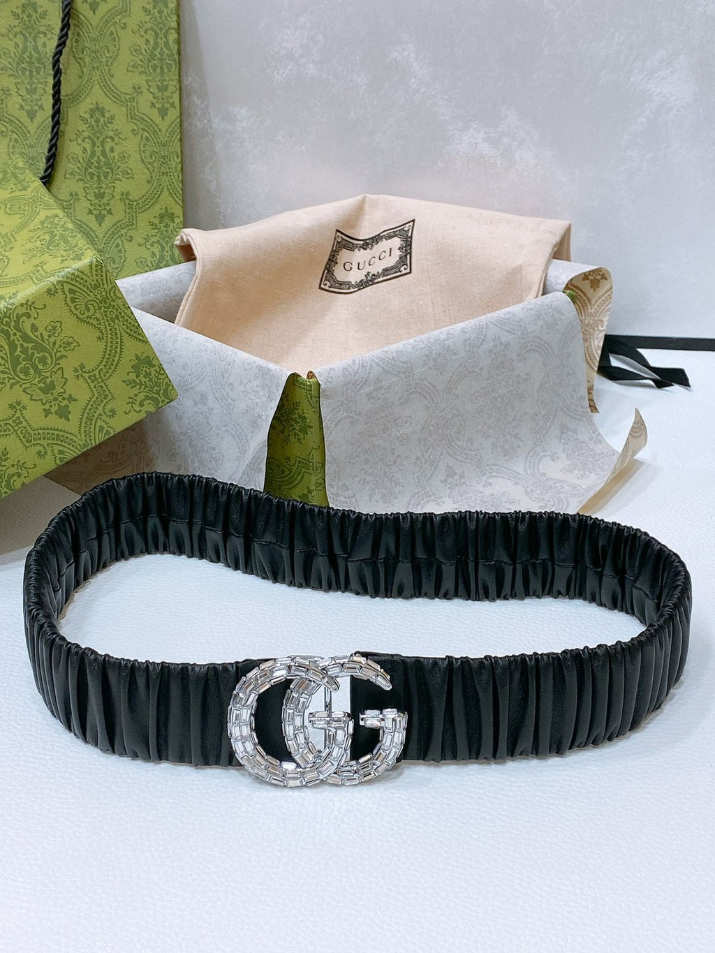 Gucci GG Marmont Elastic Belt
