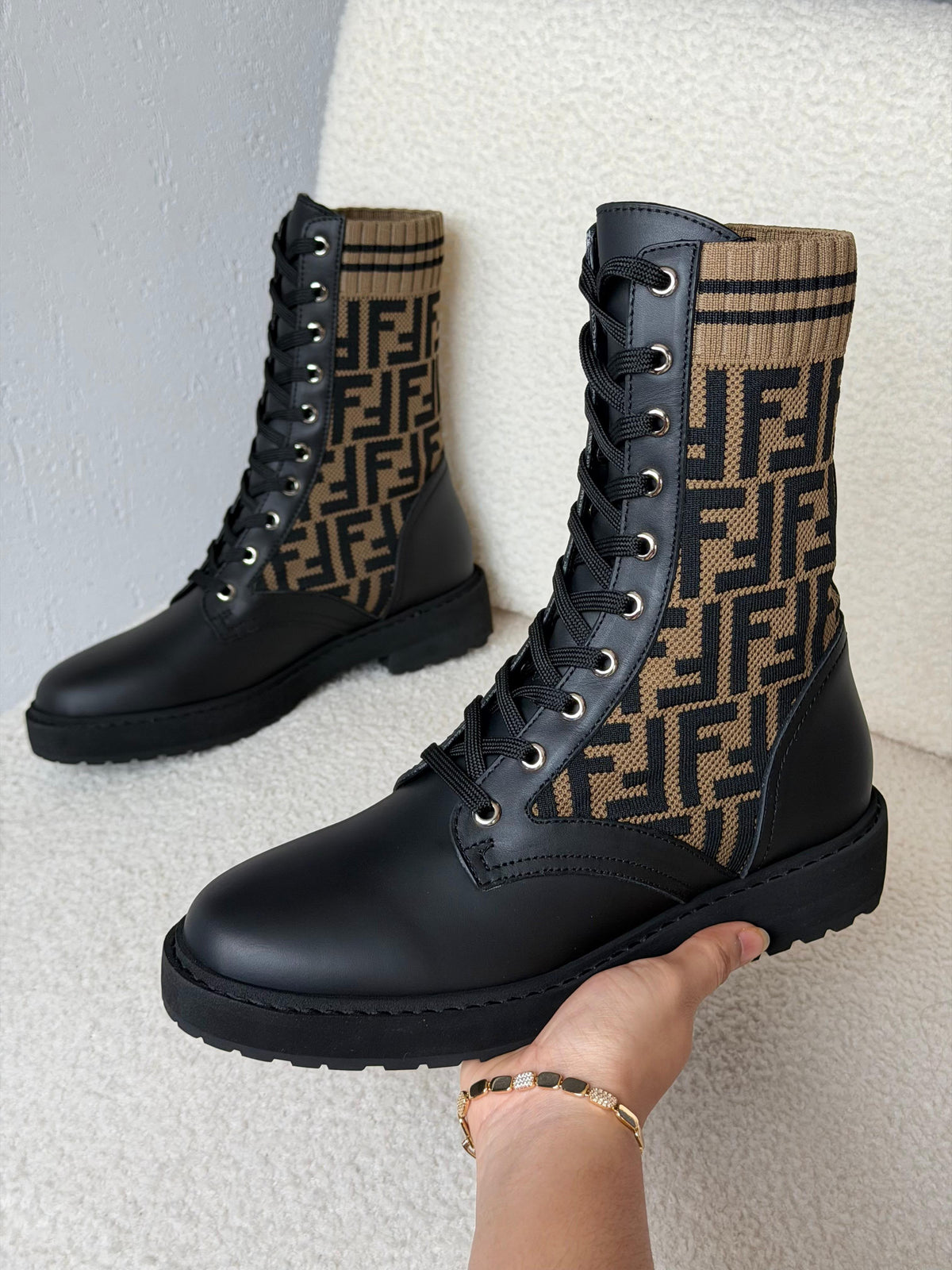 Fendi Combat Boots