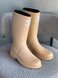 Chanel Rubber Rain Boots / Coco Beach Boots