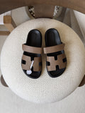 Hermès Chypre Suede Sandals