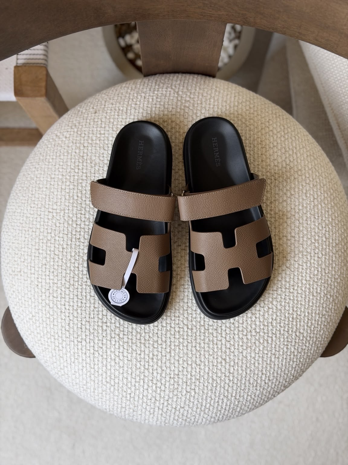Hermès Chypre Suede Sandals