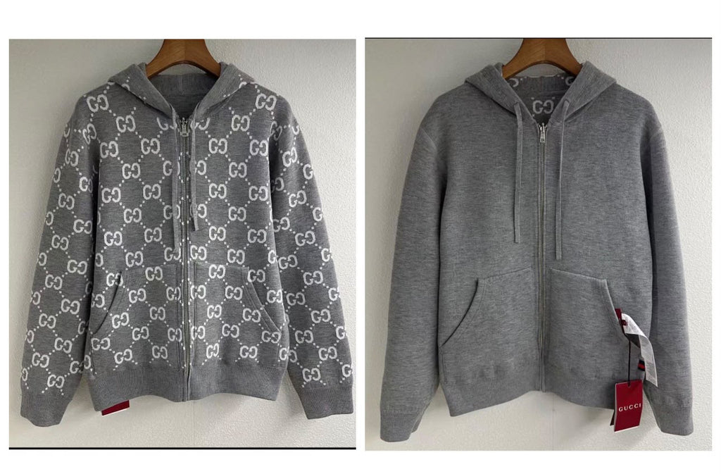 Gucci Reversible GG Zip-Up Hoodie
