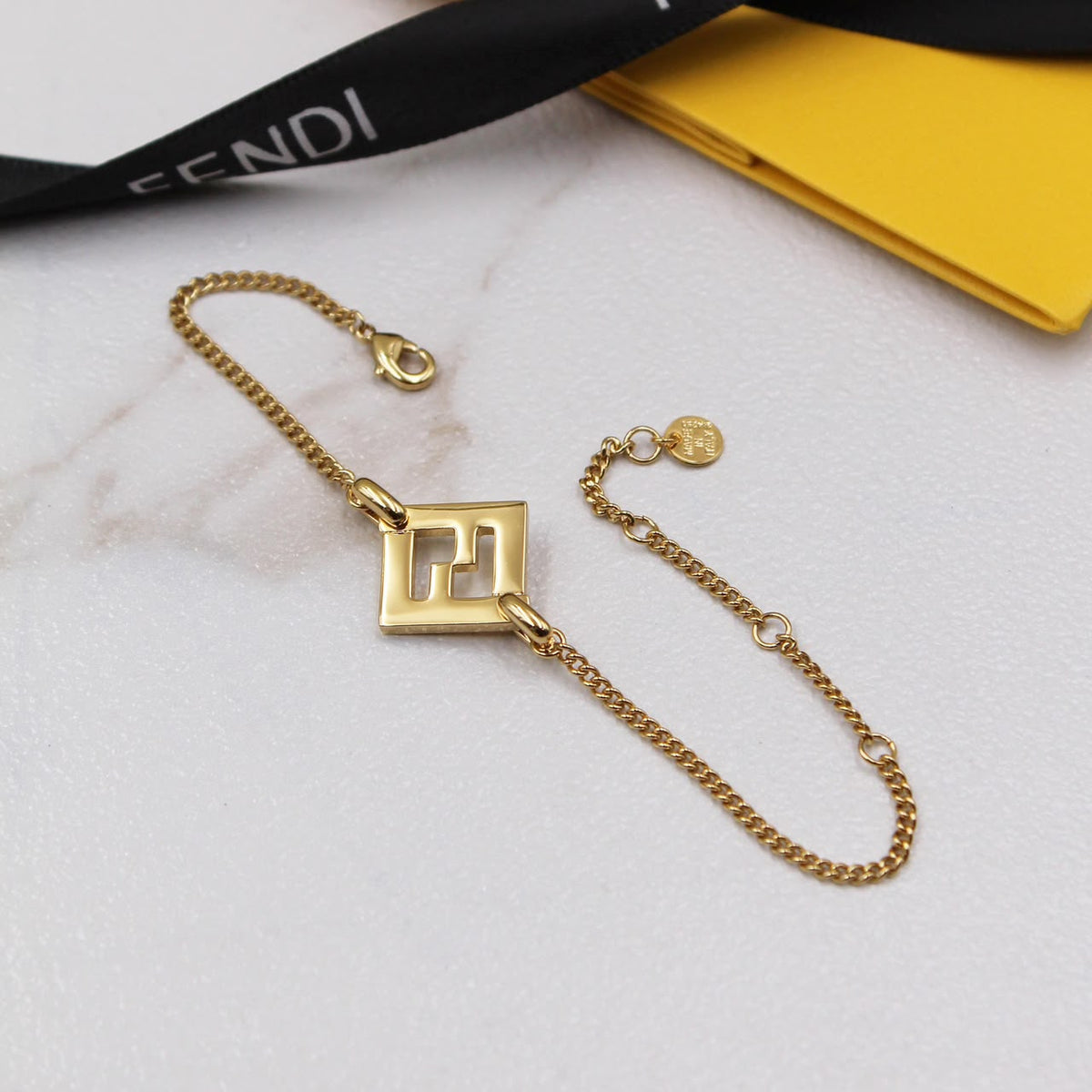 Fendi FF Gold Bracelet
