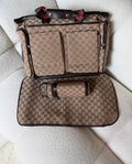Gucci GG Web Handle Baby Tote Set