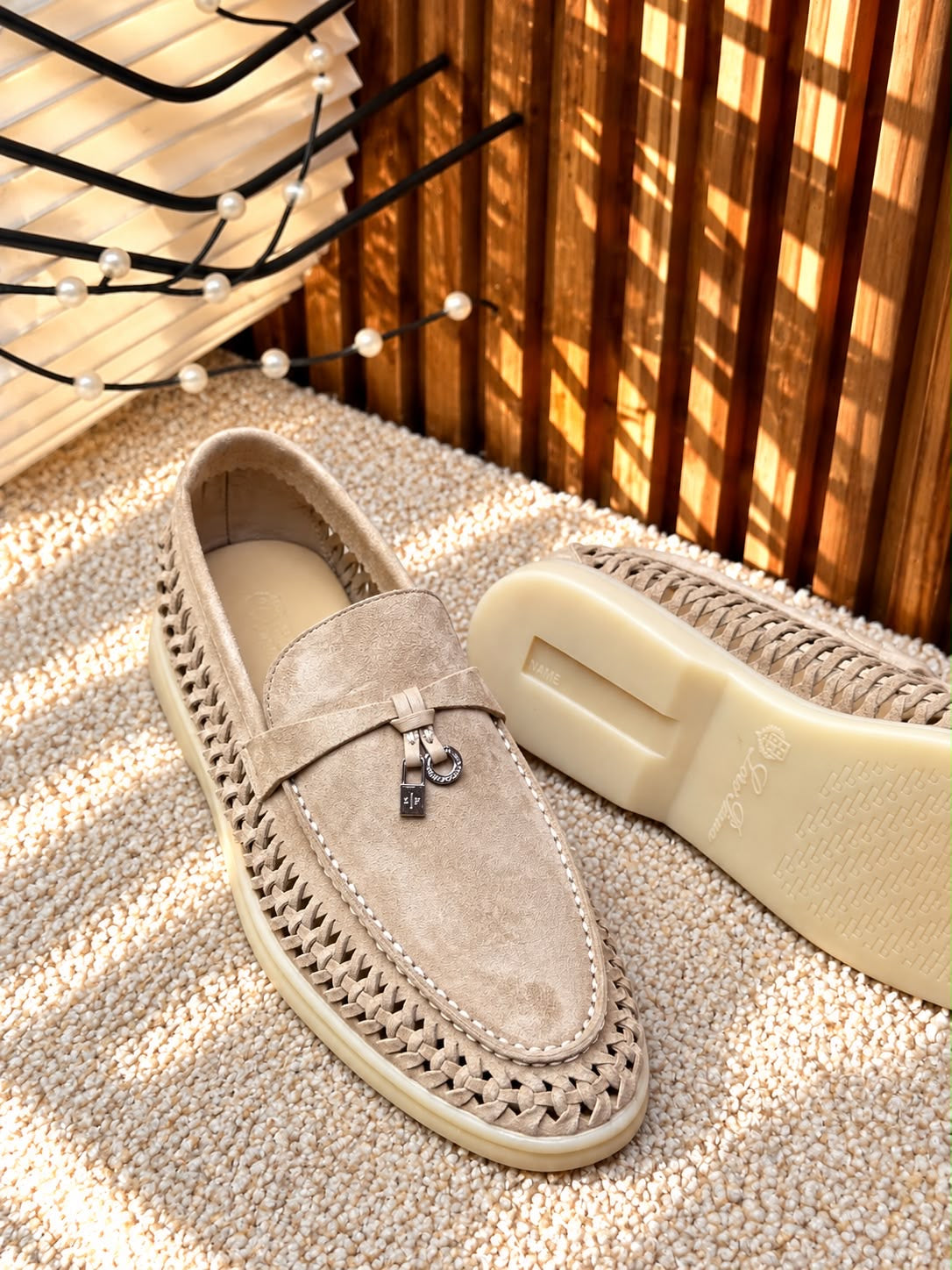 Summer Charms Walk Loafer – Braided Suede