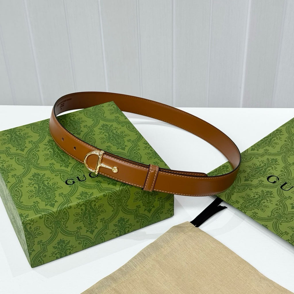 Gucci Horsebit Leather Belt