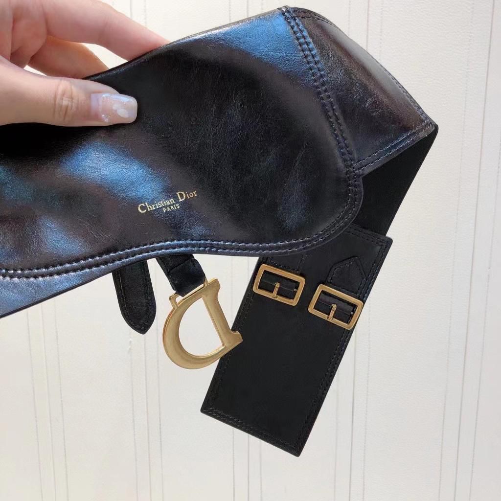 Dior D-Charm Double Buckle Corset Belt