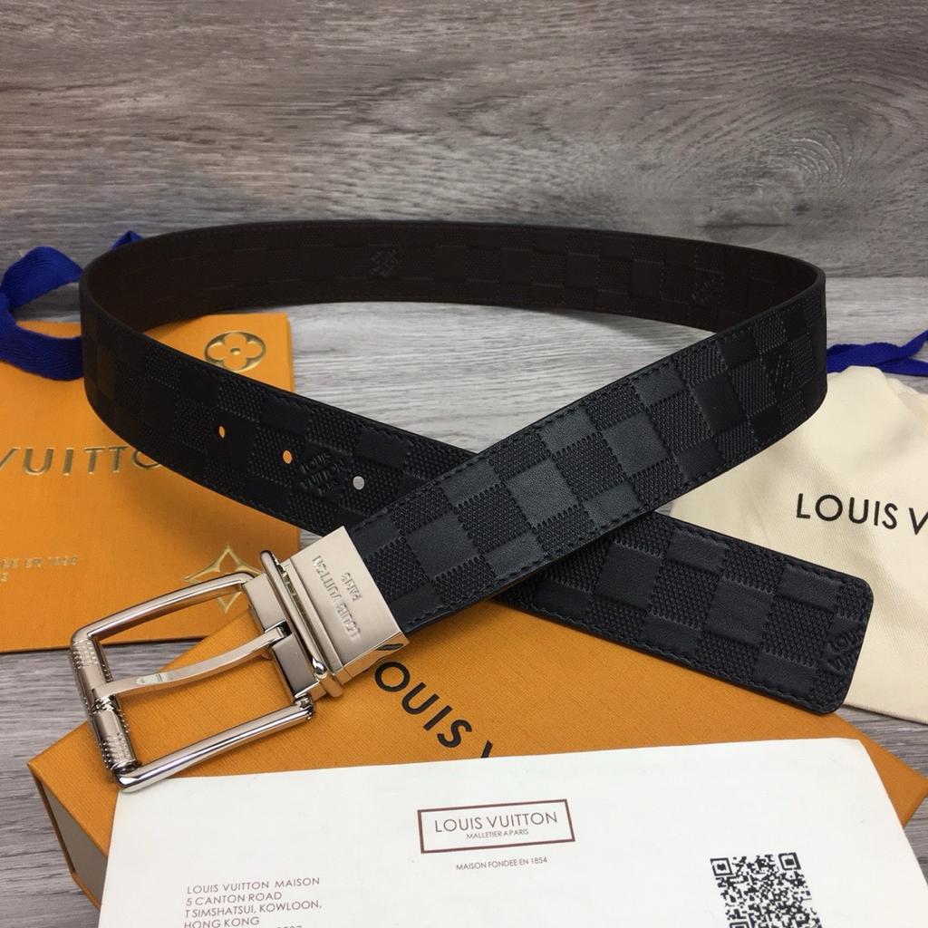 Louis Vuitton Damier Infini Reversible Leather Belt