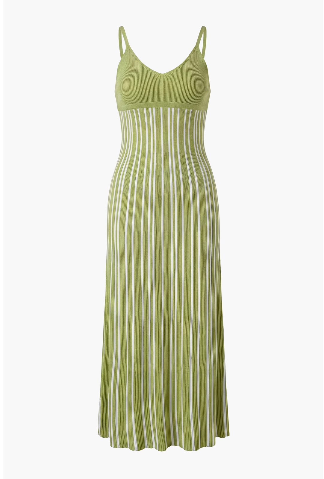 Sandro Striped Knit Maxi Dress