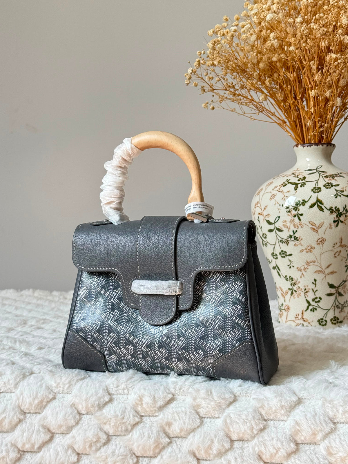 Goyard Goyardine Canvas Top Handle Bag