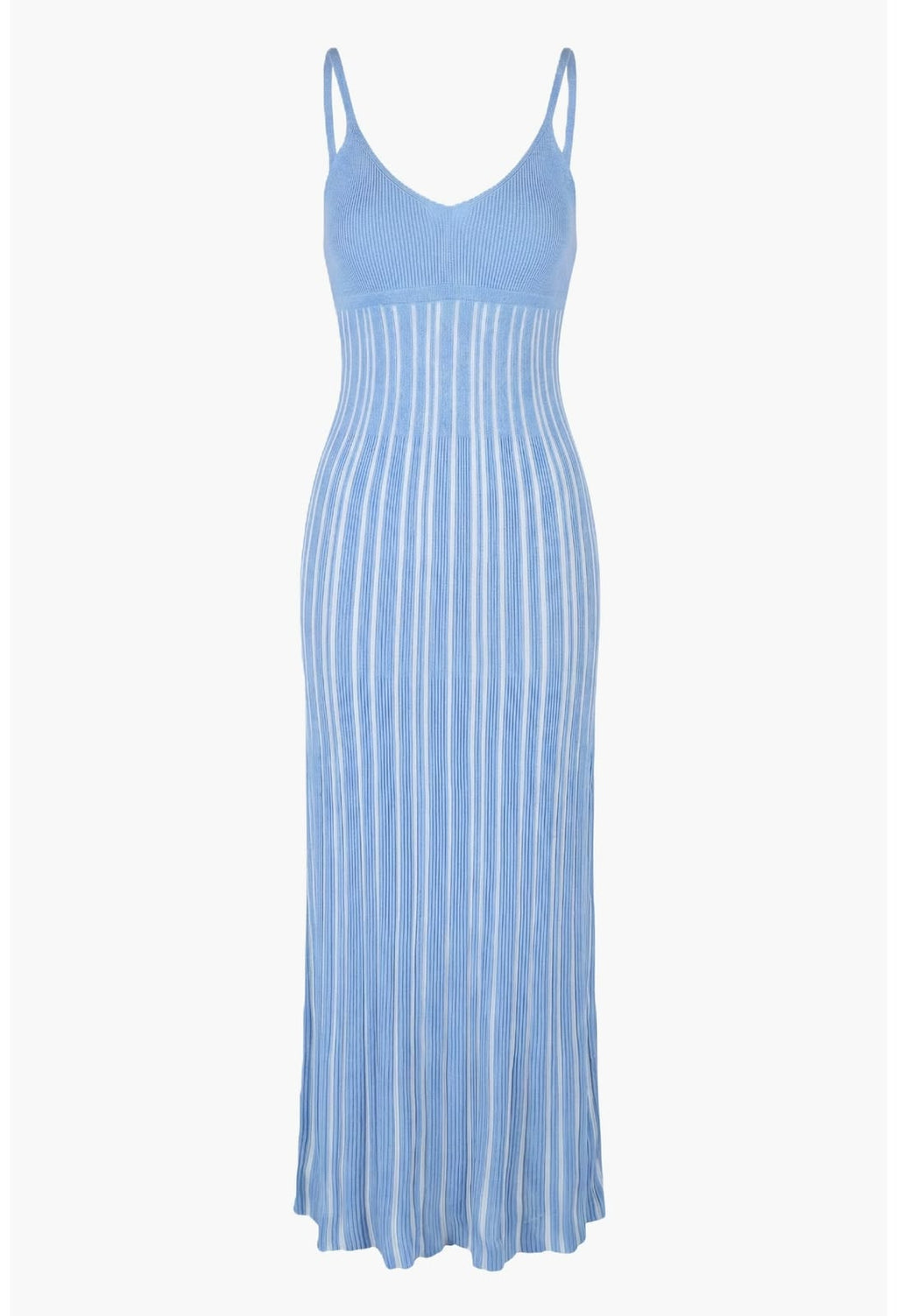 Sandro Striped Knit Maxi Dress