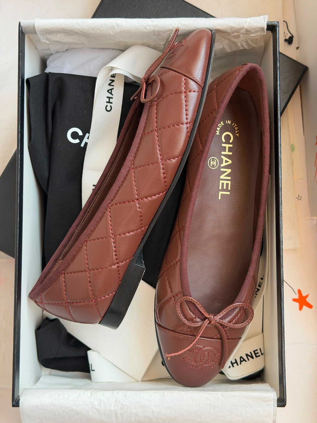 Chanel Ballet Flats Suede