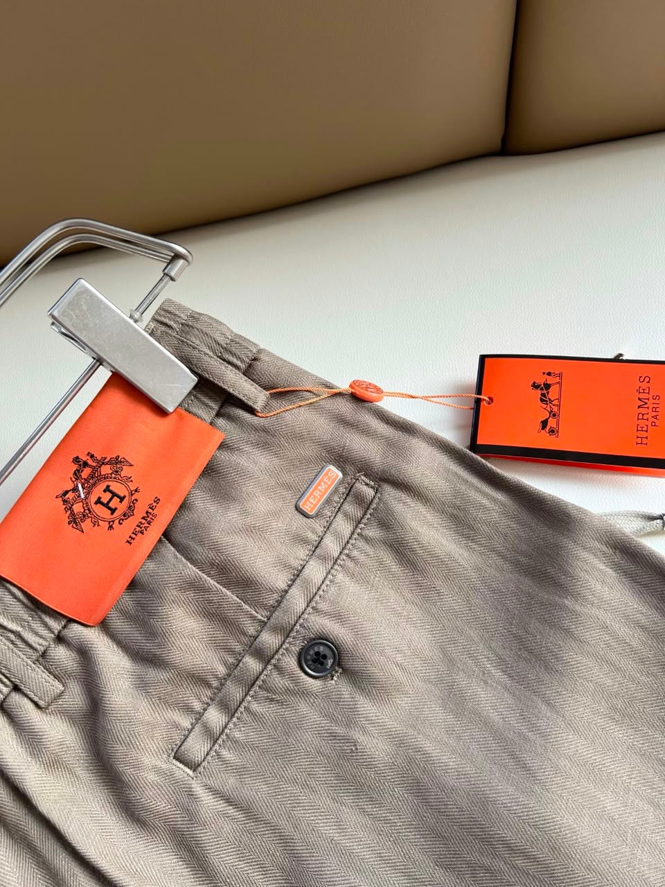 HERMES Drawstring Trousers