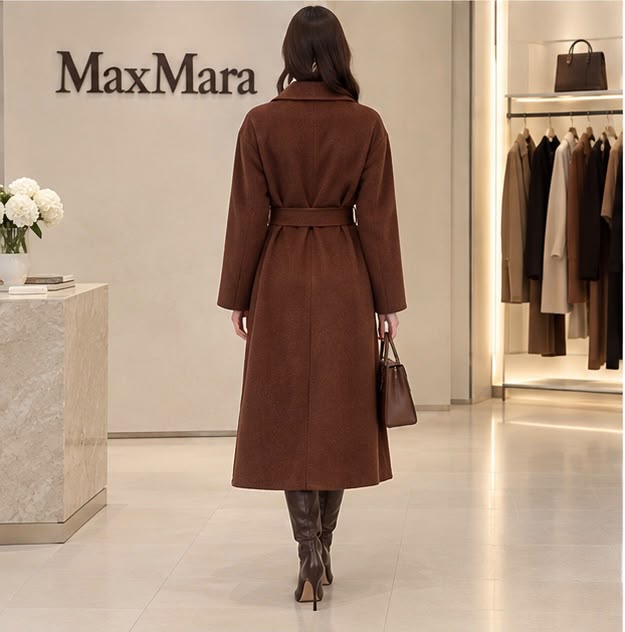 Max Mara Long Lapel Coat
