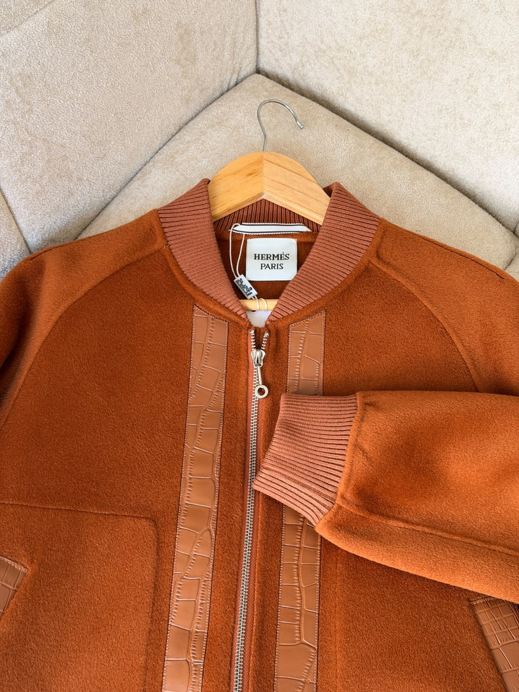 Hermès — Étriers Bomber Jacket