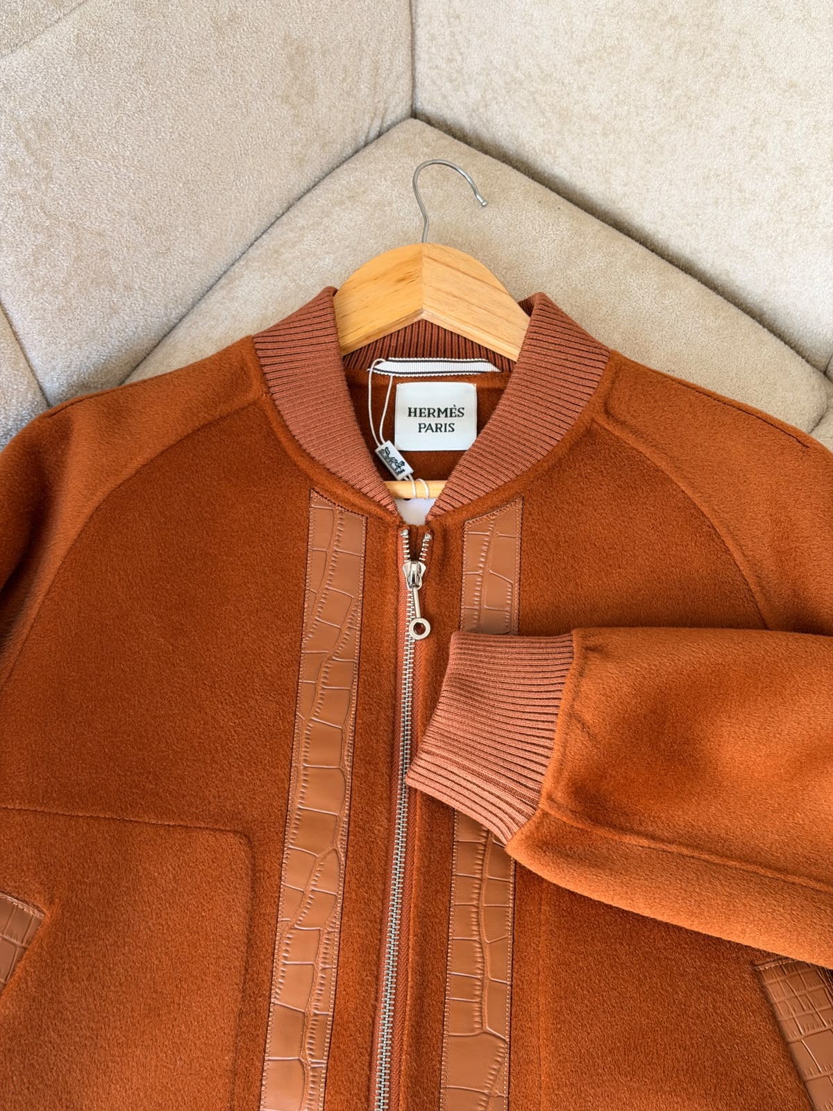 Hermès — Étriers Bomber Jacket