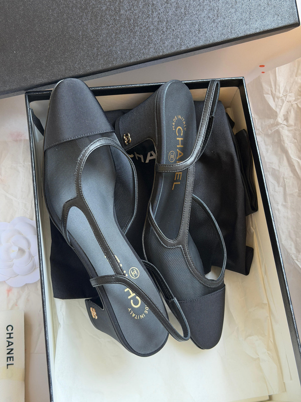Chanel Ballerina Heels