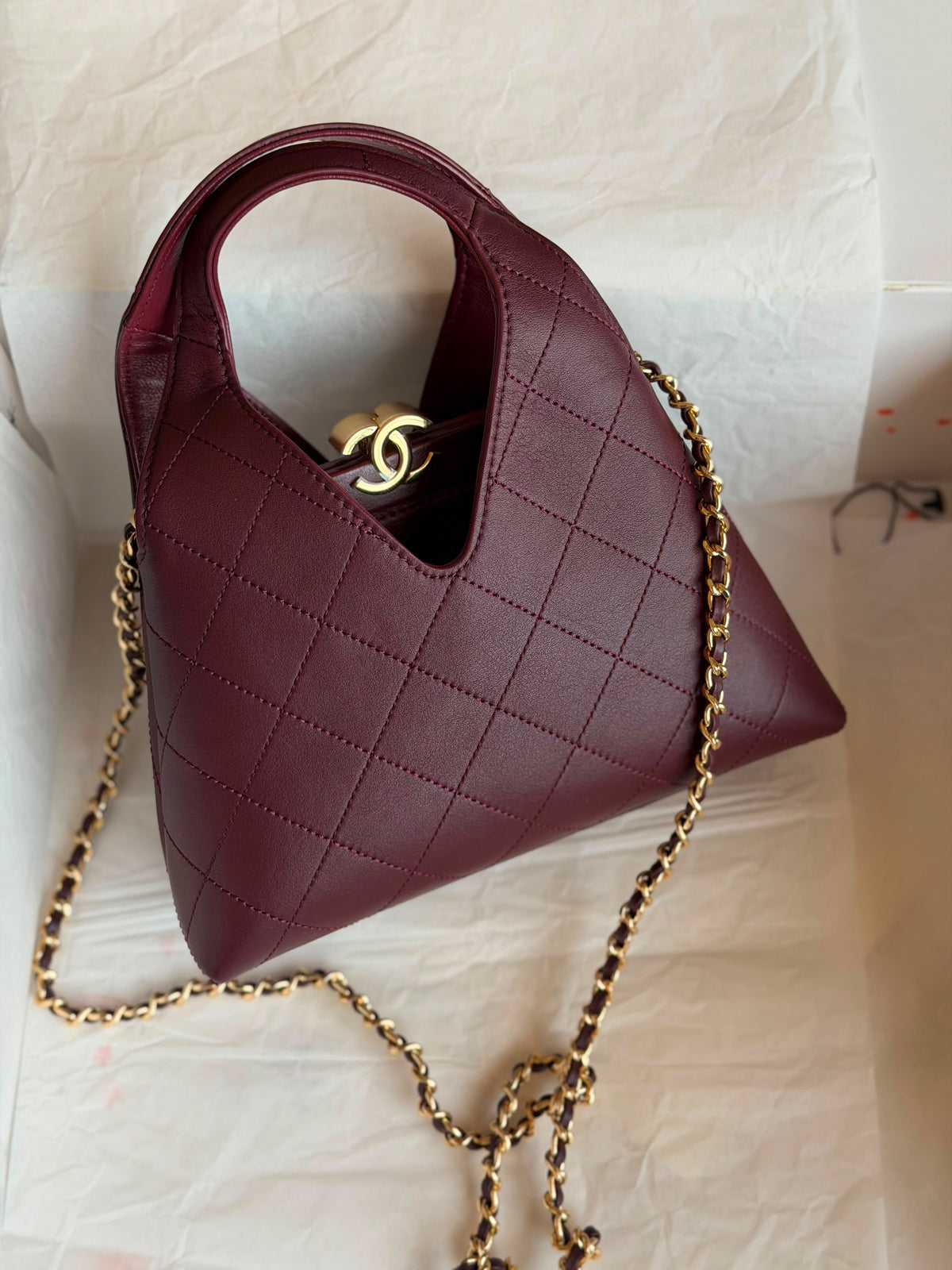 Chanel Quilted Handle Bag