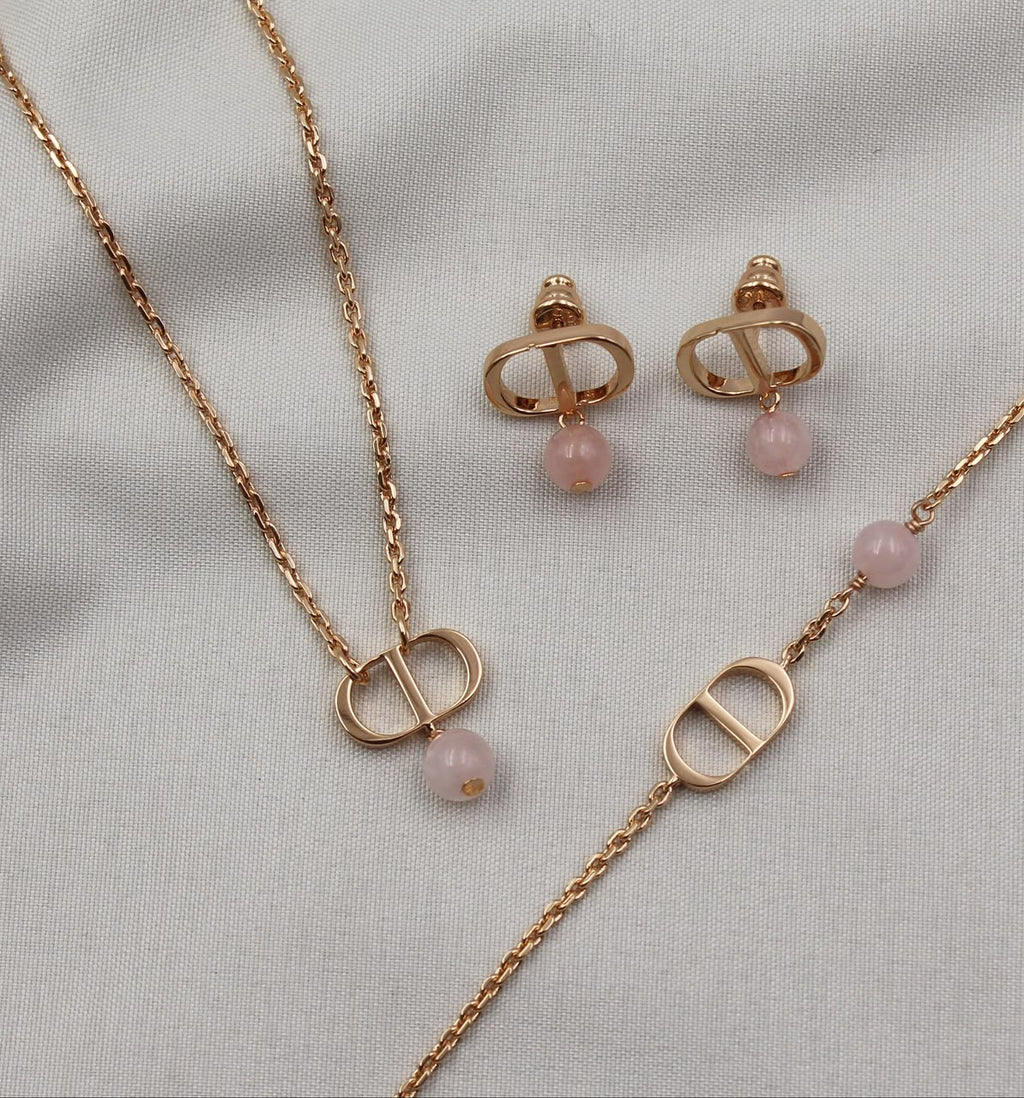 Dior CD Gold Jewelry Set