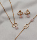 Dior CD Gold Jewelry Set