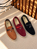 Loro Piana Alligator Skin Charms Walk Loafer – Suede