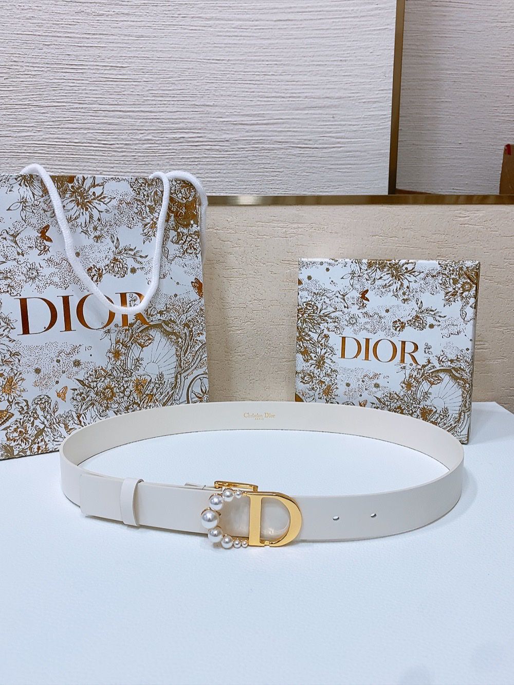 Dior CD Pearl Belt