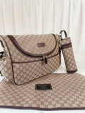 Gucci GG Rounded Flap Baby Bag Set