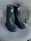 Chanel Rubber Rain Boots / Coco Beach Boots