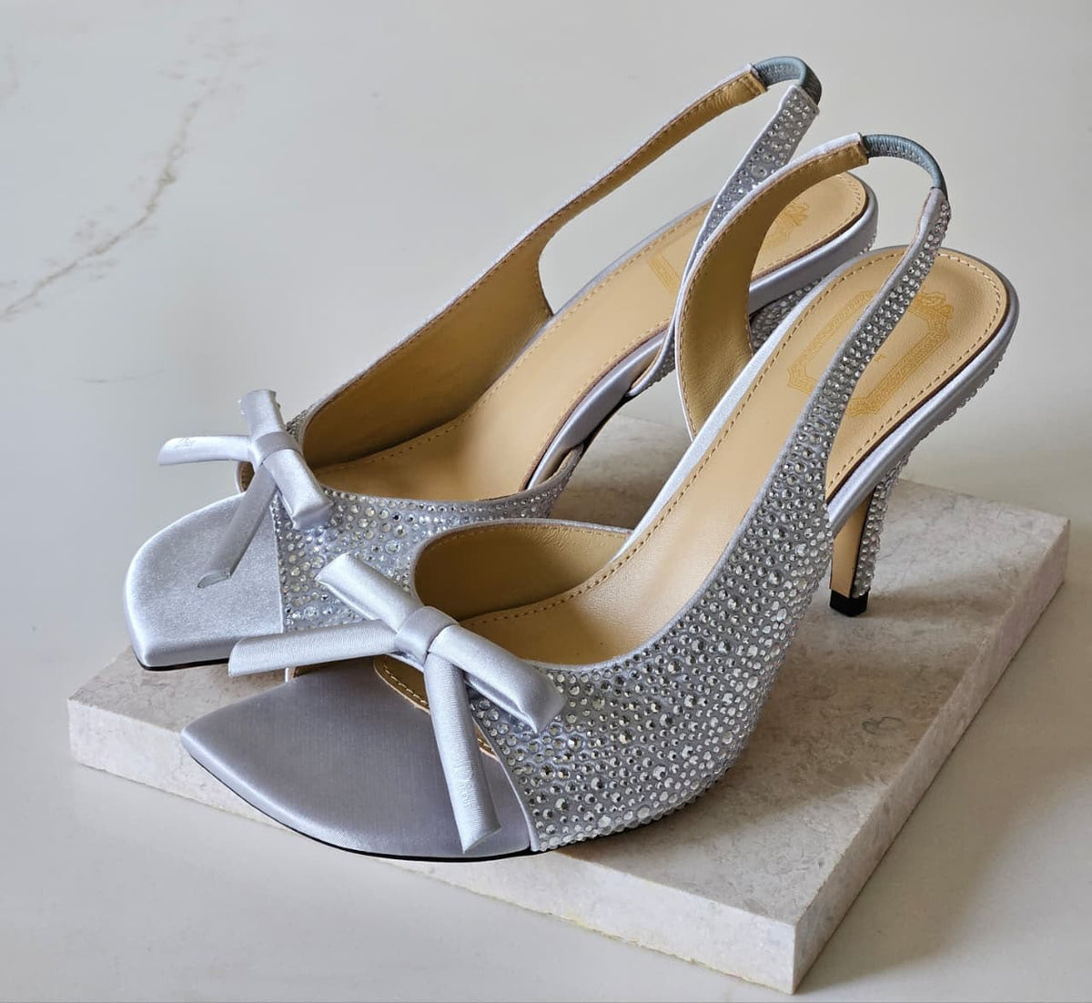 Dior Crystal-Embellished Slingback
