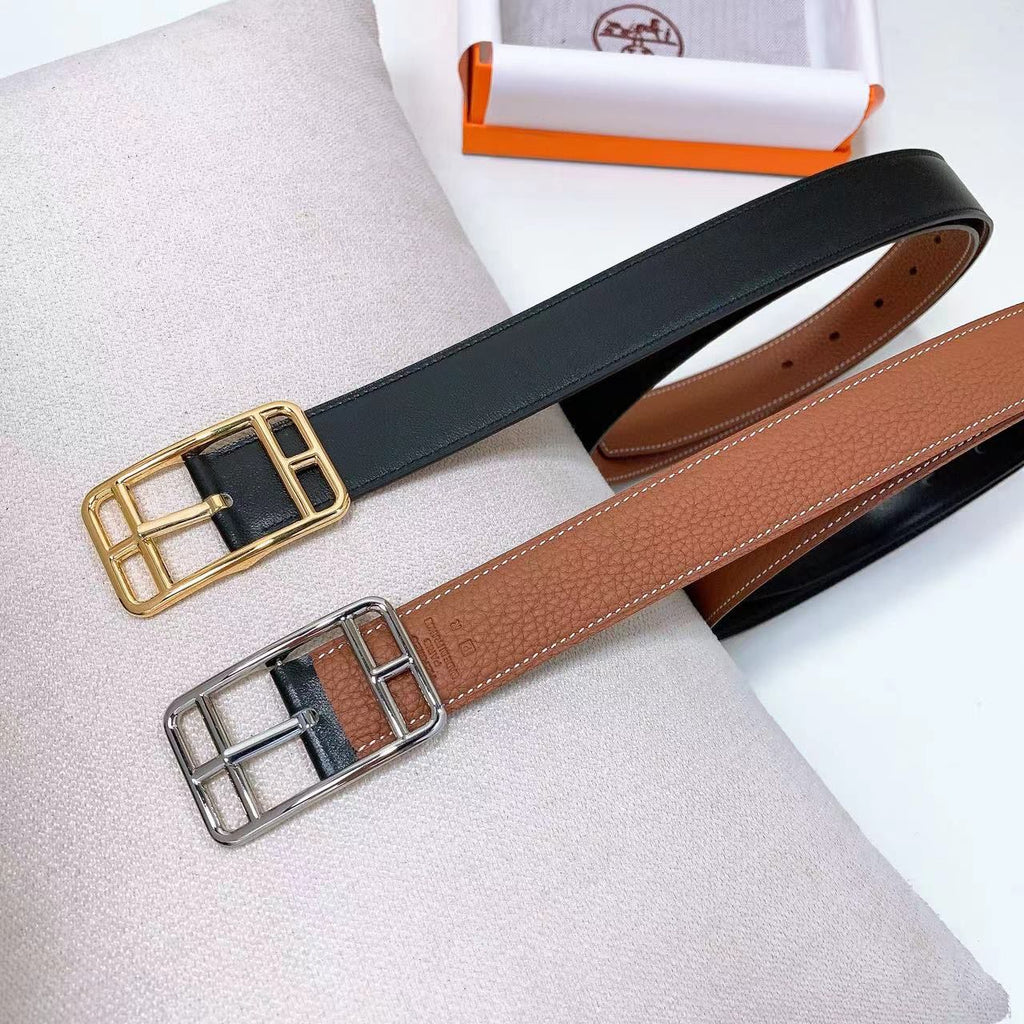 Hermès – Royal belt buckle & Reversible leather