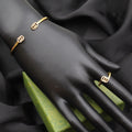 Gucci GG with Stone Bangle with Ring
