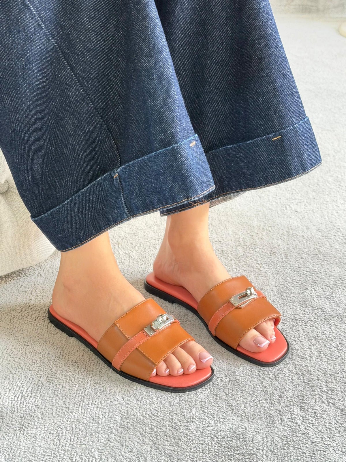 Hermes Gigi 50 Flats