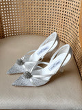 Jimmy Choo Crystal Embellished Slingback Pumps