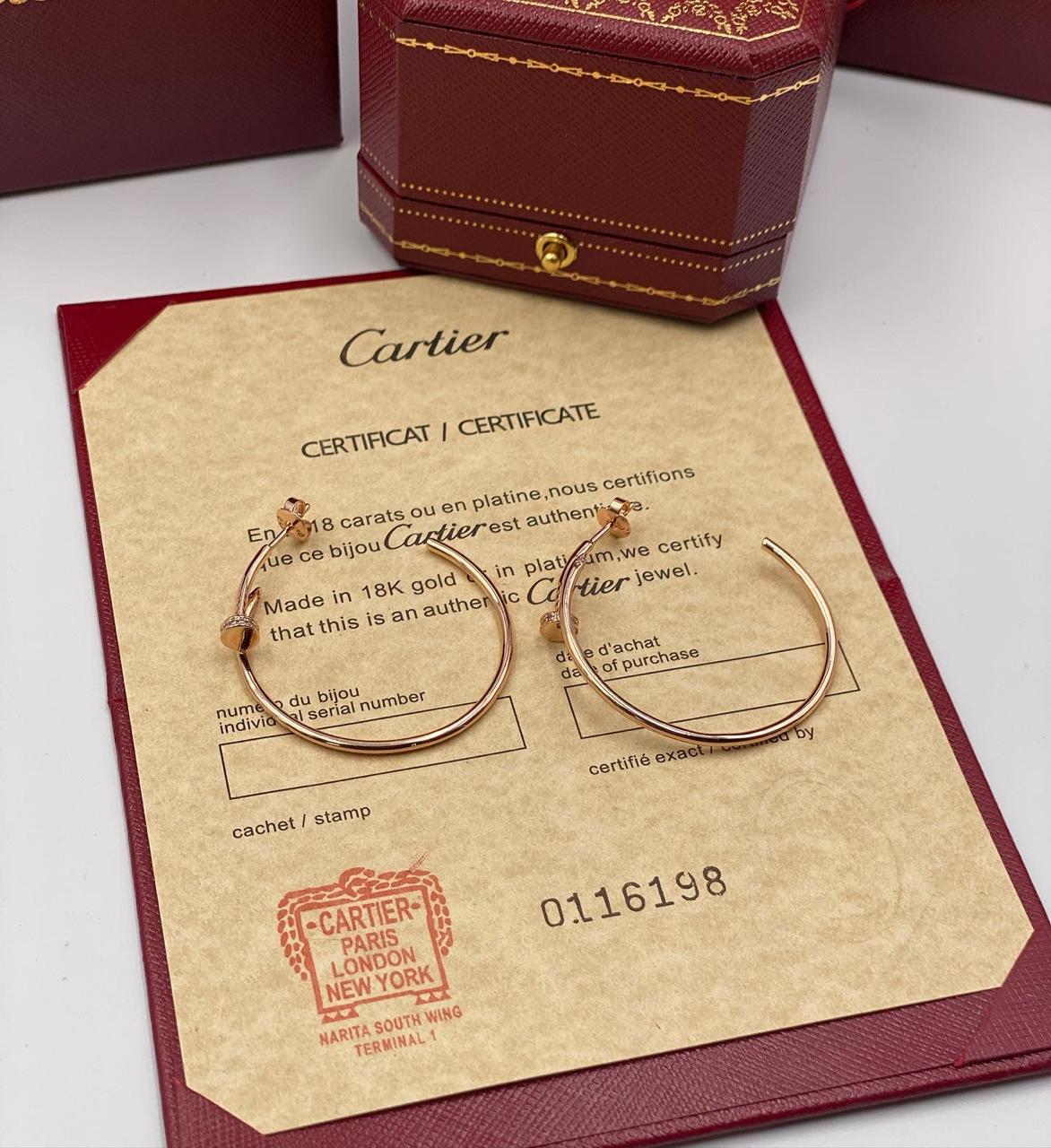 Cartier Love Hoop Earrings