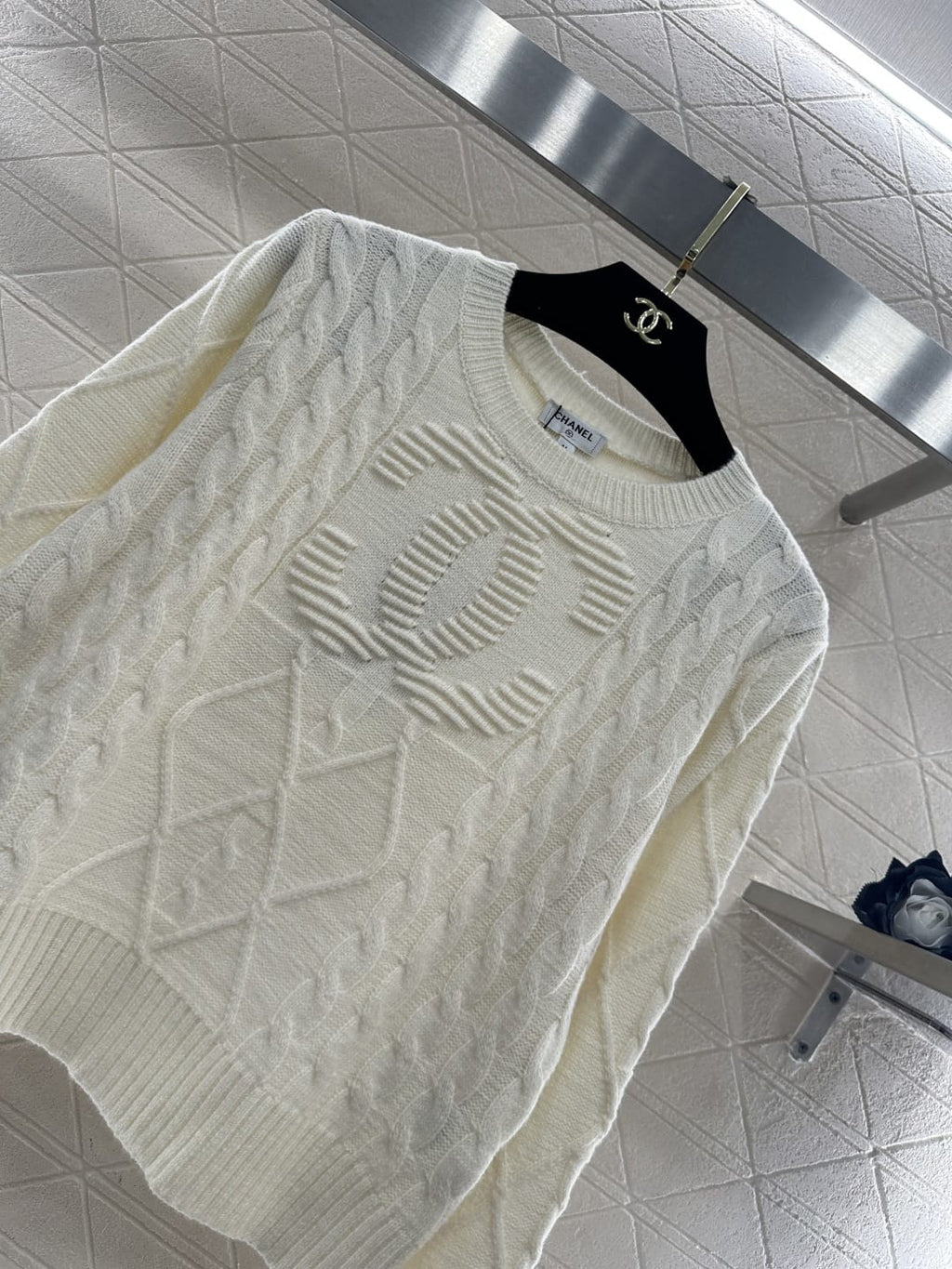 Chanel Cable Knit Sweater