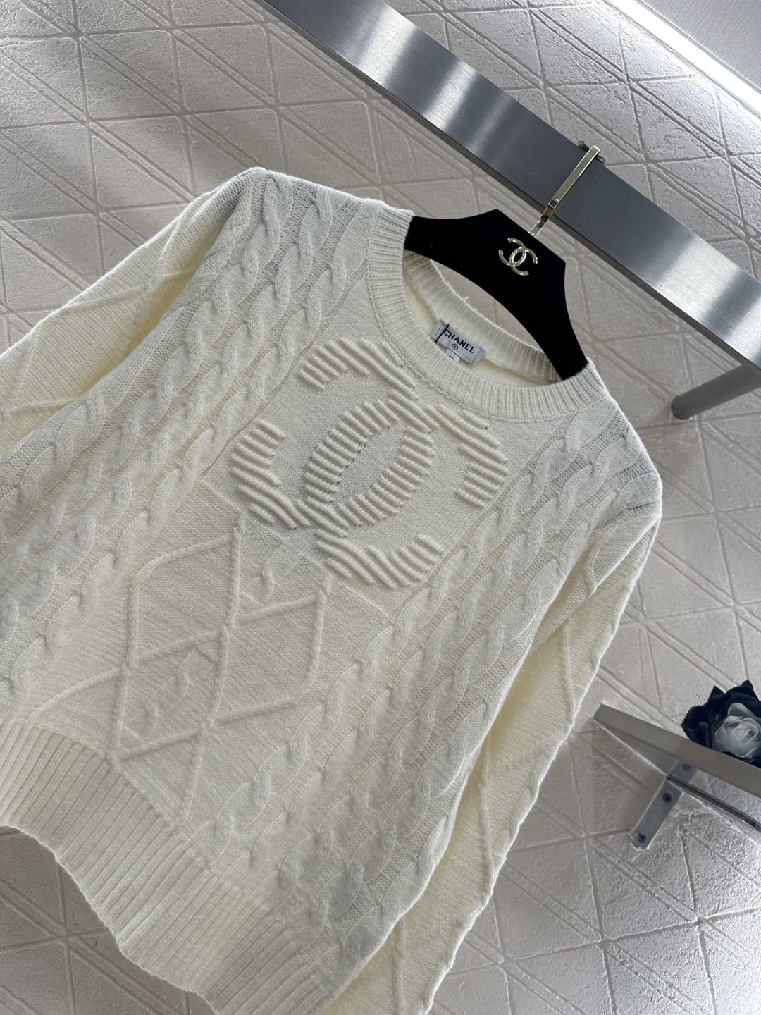 Chanel Cable Knit Sweater