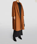 Max Mara Long Wool / Cashmere Coat / Cape-Style Coat