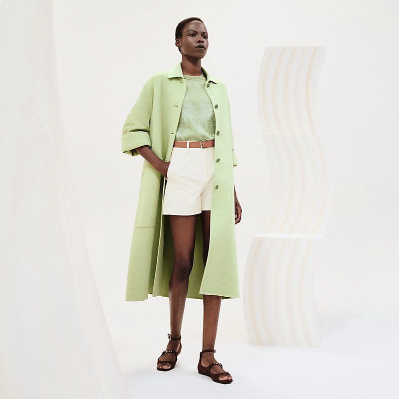 Hermès Long Wool Coat / Trench in Multiple Colorways