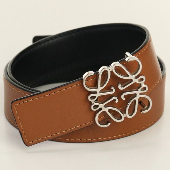 Loewe Anagram Leather Belt