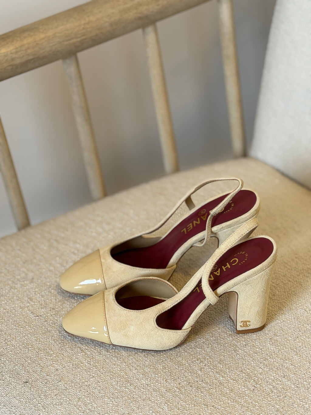 Chanel Slingback Heels