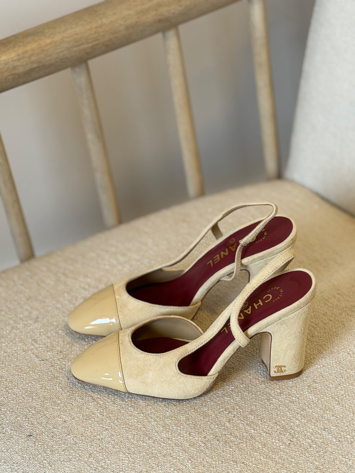 Chanel Slingback Heels