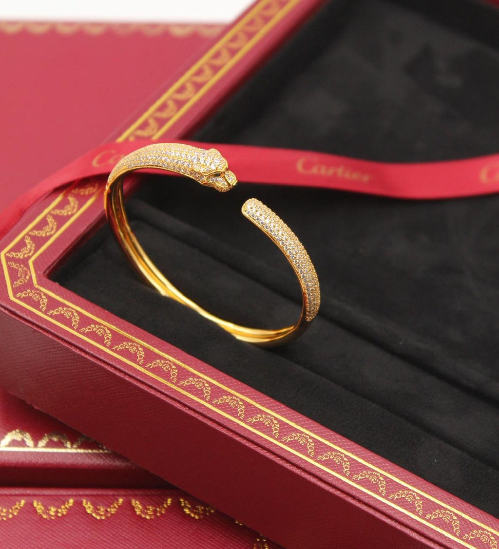Cartier Panthère de Cartier Bracelet with Pavé Diamonds