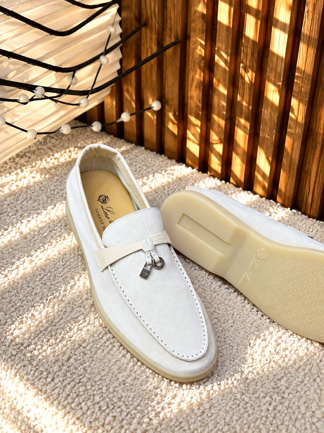 LORO PIANA Summer Charms Walk Loafers